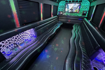 Glendale Limo Bus Interior