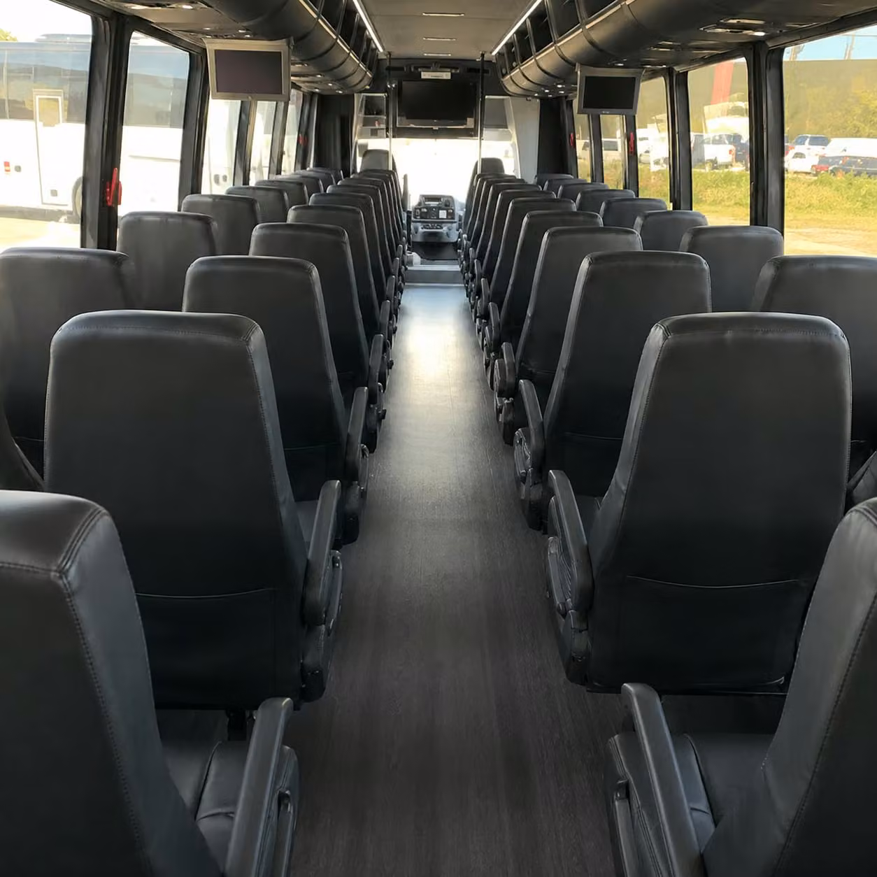 28 passenger minibus inside