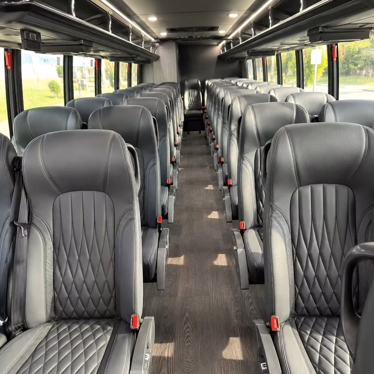 30 passenger minibus interior