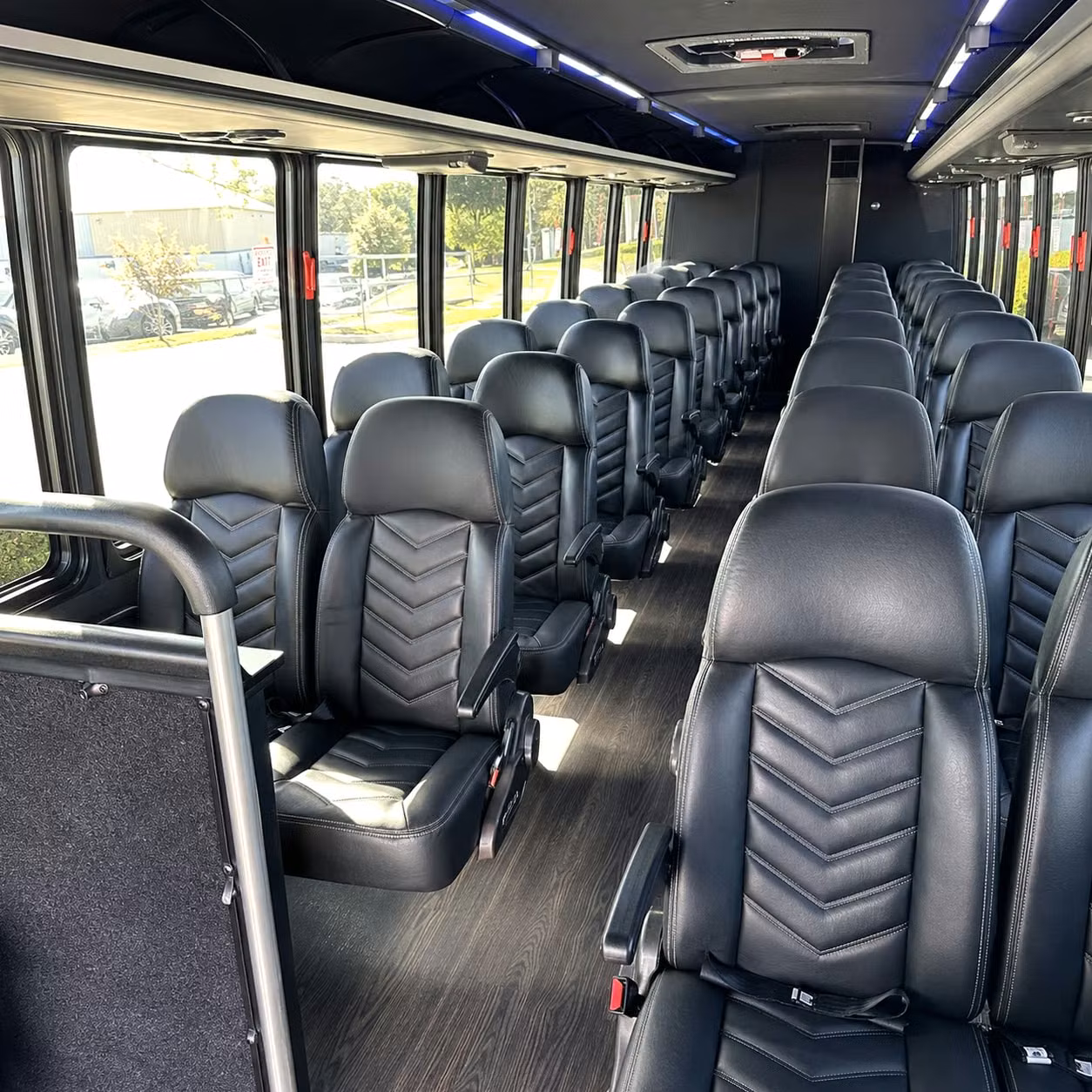 35 passenger minibus interior