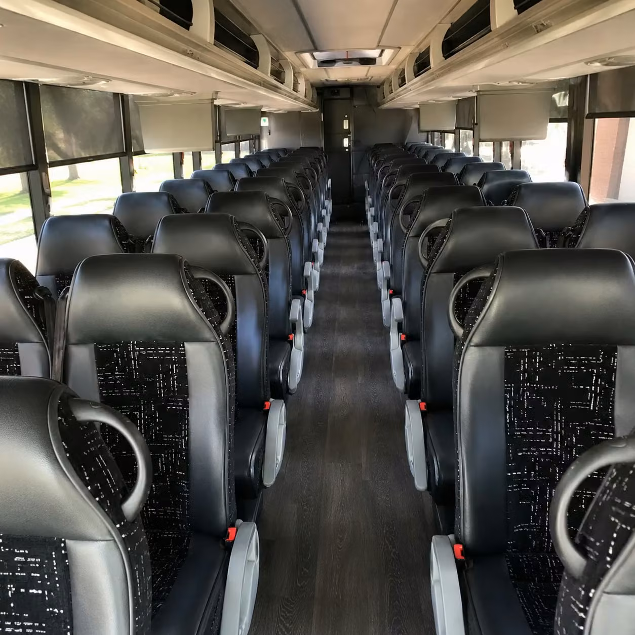 glendale charter bus rental inside